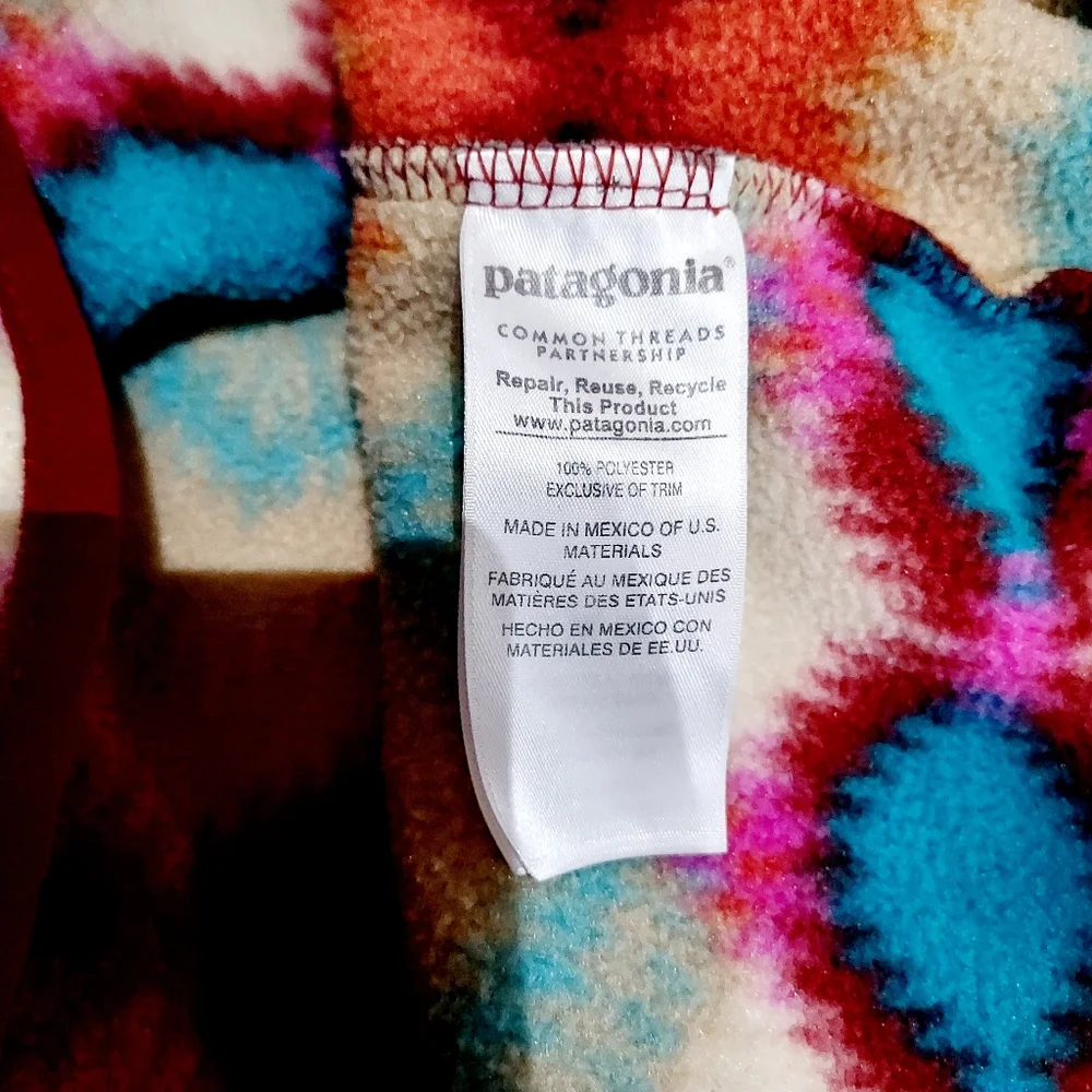 Patagonia Synchilla Snap-T Fleece Pullover in Timber Twist size S - Picture 7 of 15